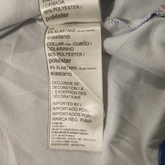 Puma x Arnold Palmer Geo Polo — Men’s XL, Blue Skies - Picture 5 of 8